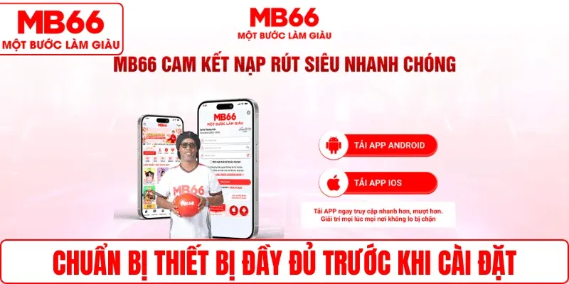 Chuẩn bị thiết bị đầy đủ trước khi cài đặt